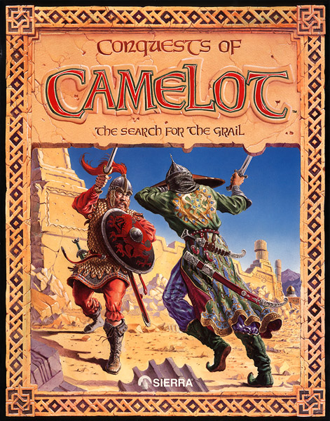 Peter Ledger's cover to Conquests of Camelot